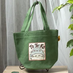 Tote Bag Totoro Autumn Green - My Neighbor Totoro