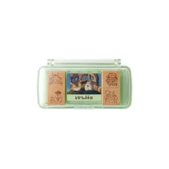 Totoro & Catbus Mini Stamp Set Green - My Neighbor Totoro