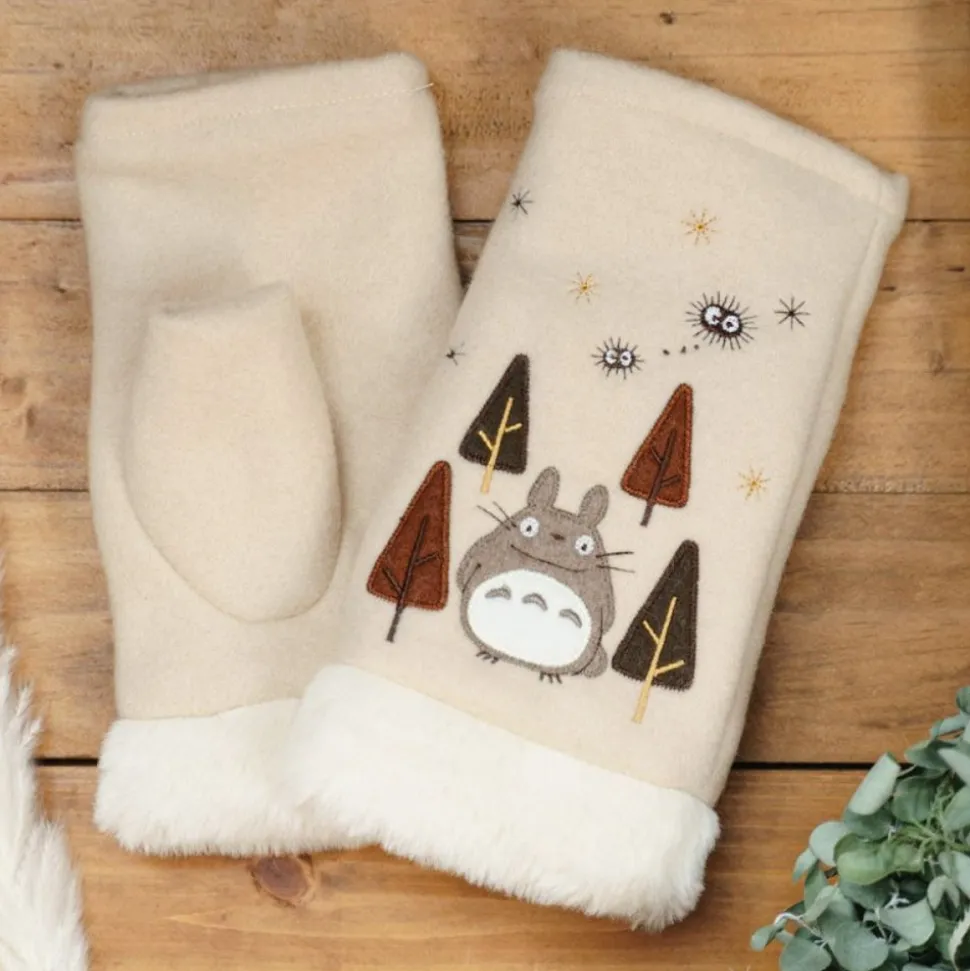 Totoro Fir Trees Gloves - My Neighbor Totoro