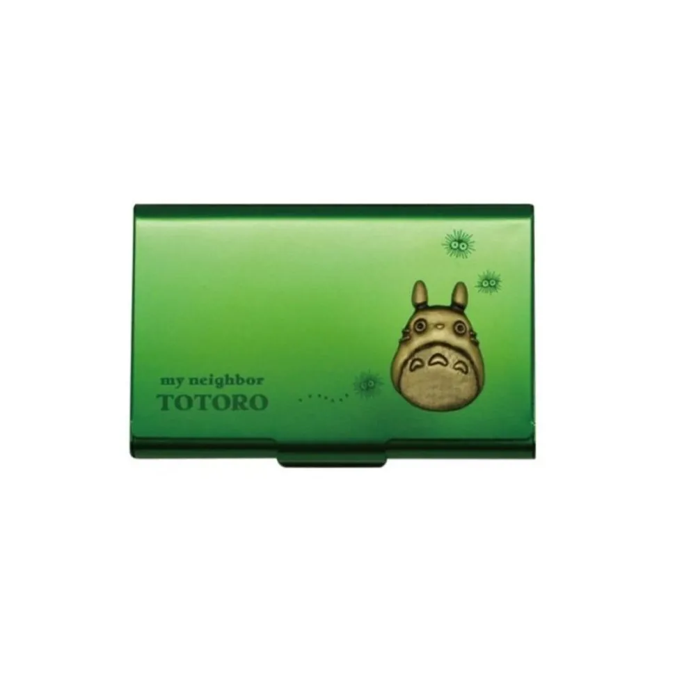 Totoro Metal Card Case Green - My Neighbor Totoro