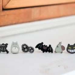 Totoro Opening Pierced Earrings Set Of 6 - My Neighbor Totoro