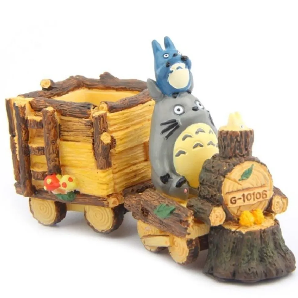 Totoro Train Flower Bucket - My Neigbour Totoro