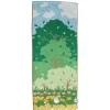 Towel Medium & Small Totoro Racing 34X80 Cm - My Neighbor Totoro