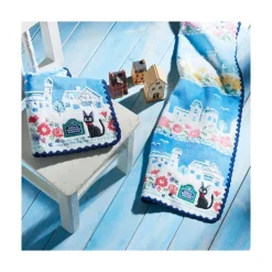 Towel Streets Of Paris 34X80 Cm - Kiki'S Delivery Service