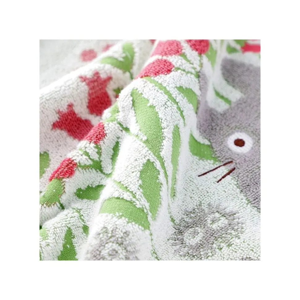 Towel Totoro Wild Flowers 34X80 Cm - My Neighbor Totoro