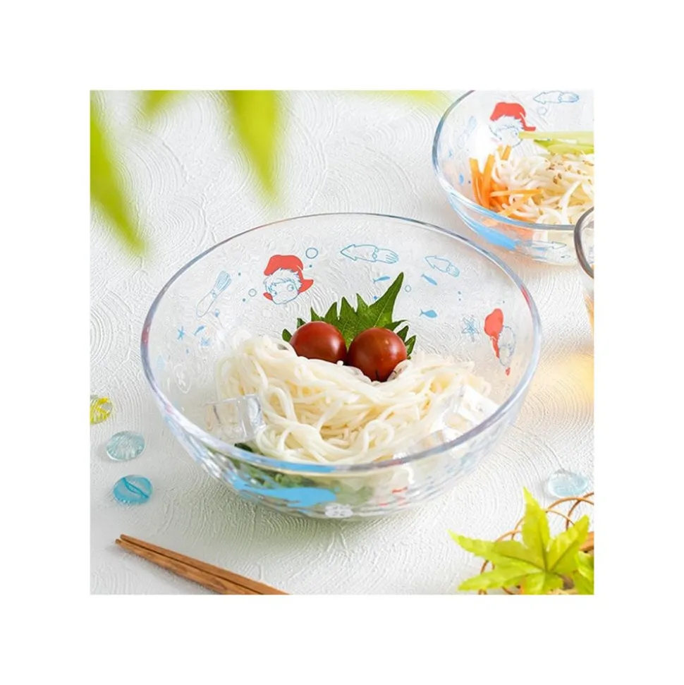 Transparent Bowl 17Cm Ponyo Under The Sea - Ponyo On The Cliff