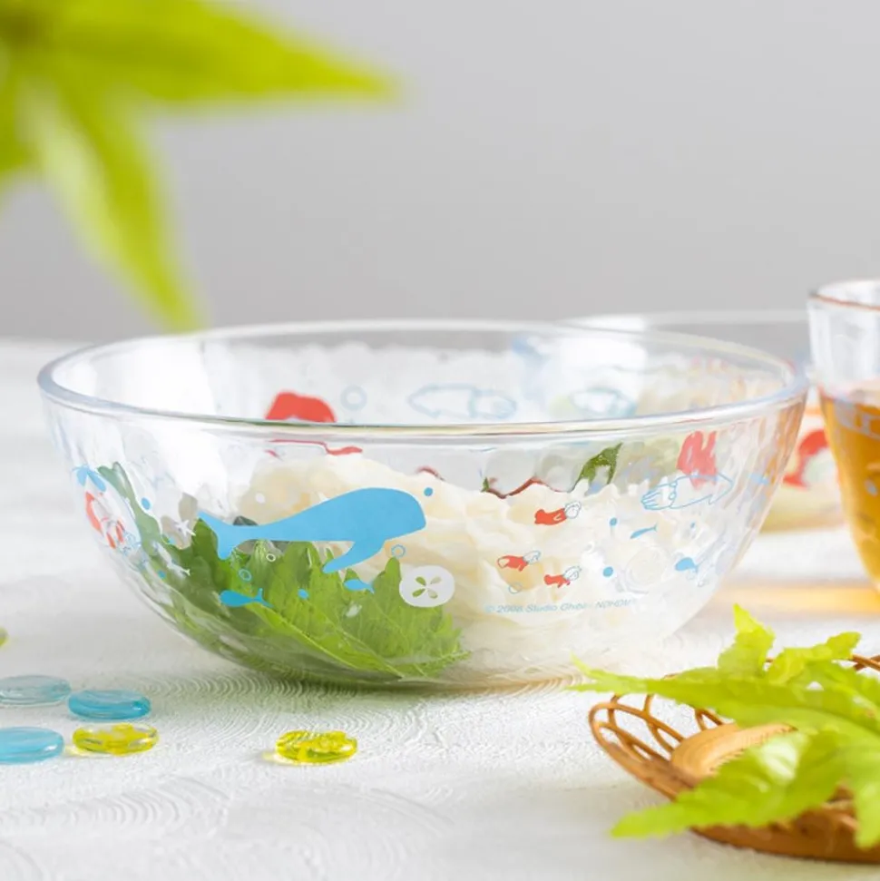 Transparent Bowl 17Cm Ponyo Under The Sea - Ponyo On The Cliff
