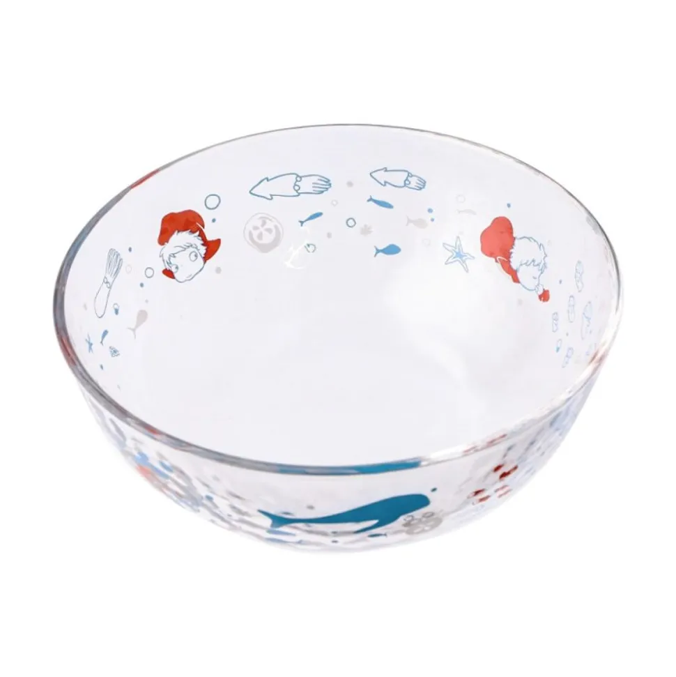 Transparent Bowl 17Cm Ponyo Under The Sea - Ponyo On The Cliff