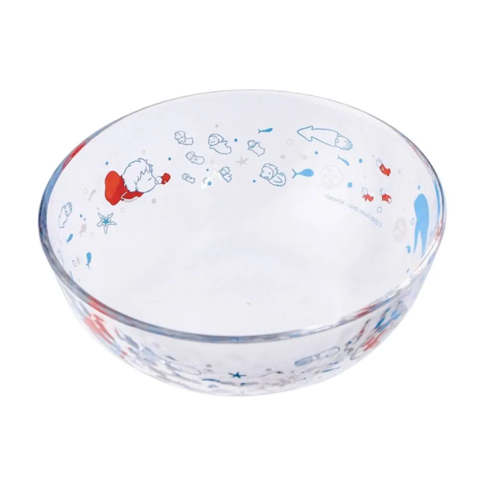 Transparent Bowl 17Cm Ponyo Under The Sea - Ponyo On The Cliff