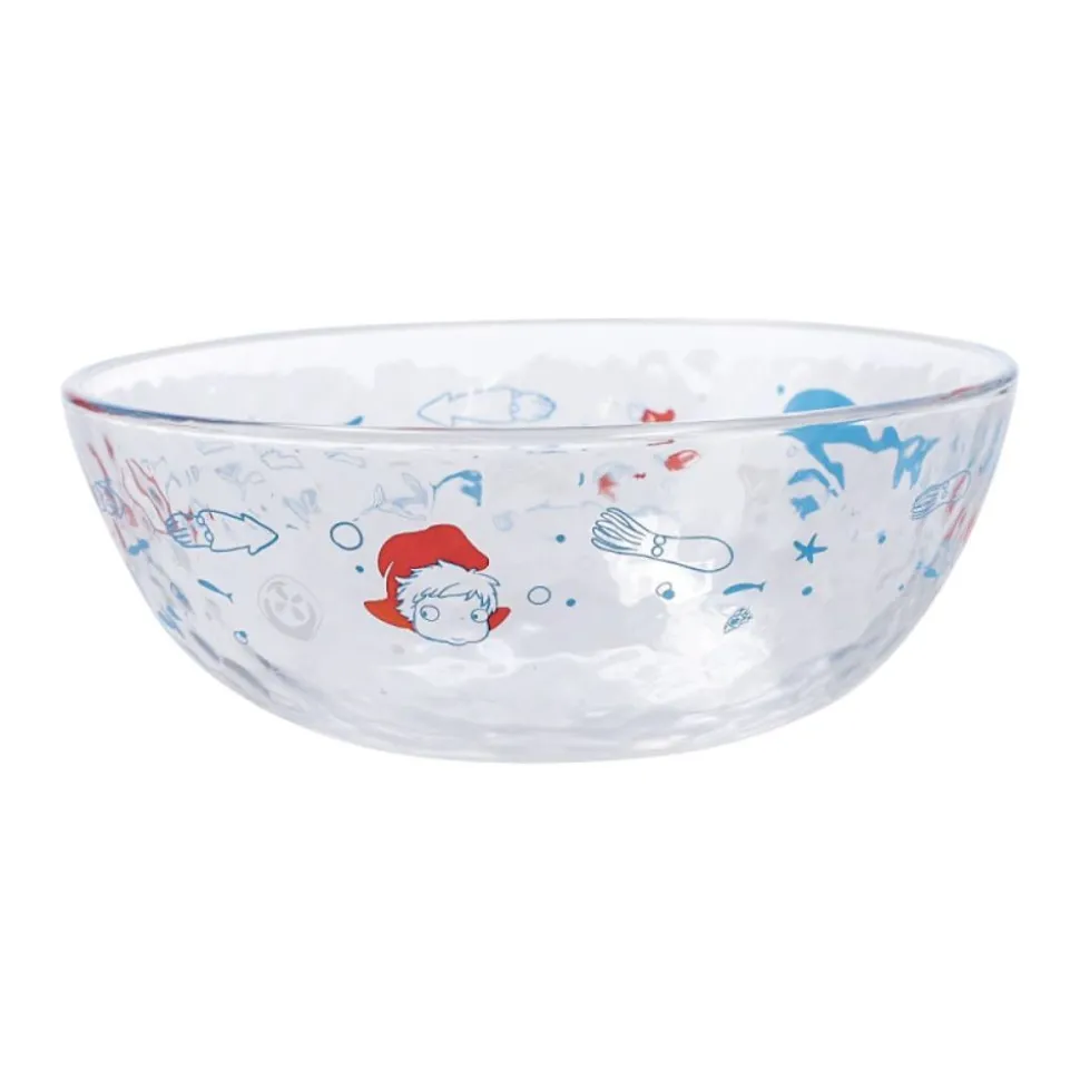 Transparent Bowl 17Cm Ponyo Under The Sea - Ponyo On The Cliff