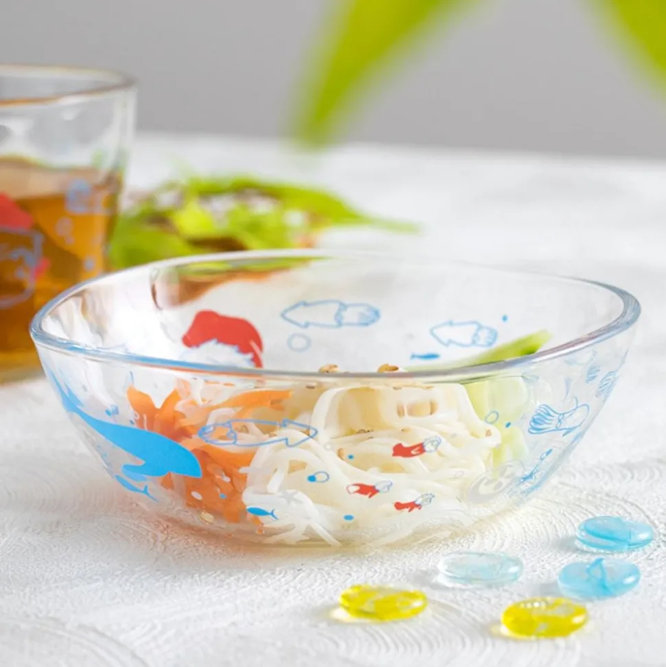 Transparent Bowl 13Cm Ponyo Under The Sea - Ponyo On The Cliff