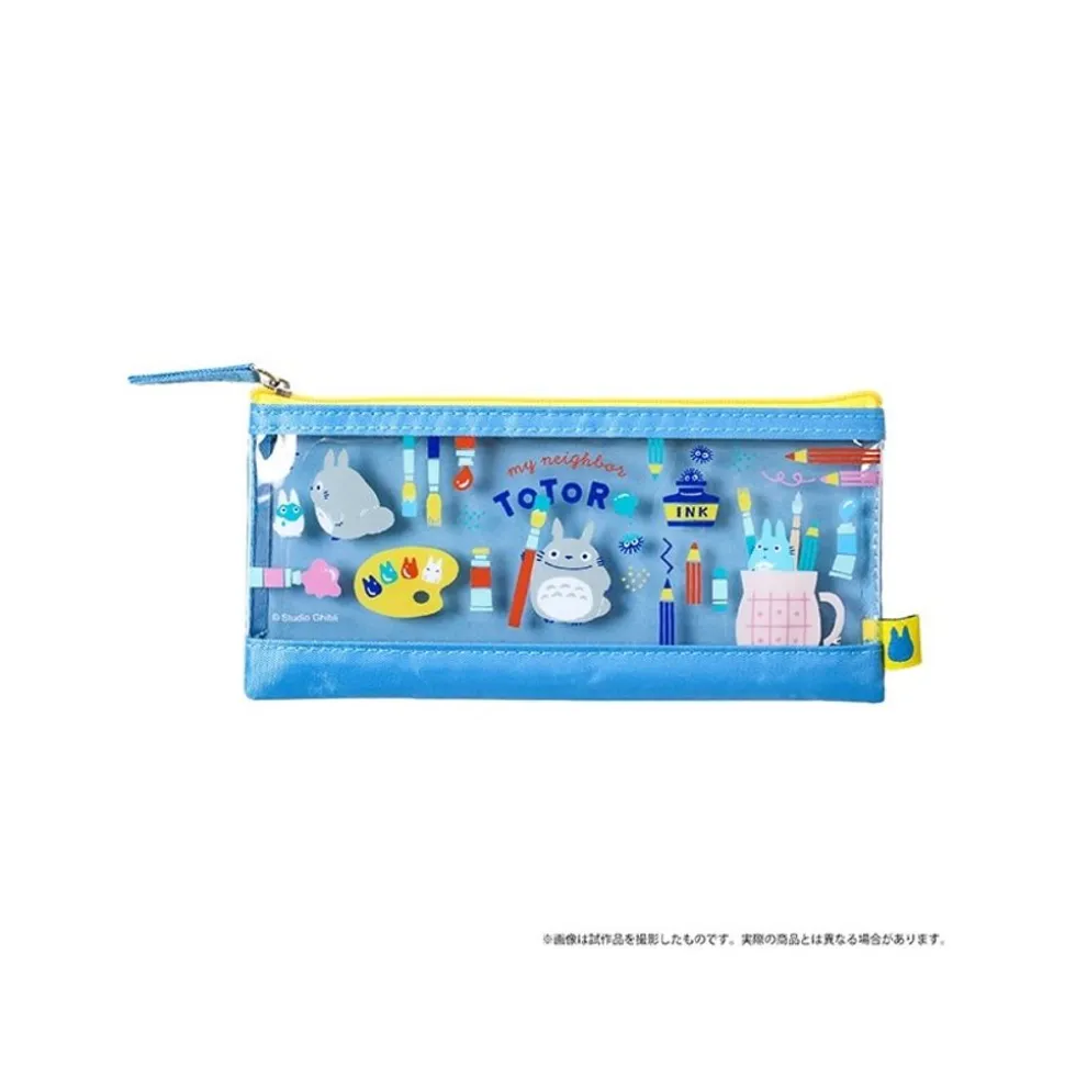 Transparent Pencase Blue - My Neighbor Totoro