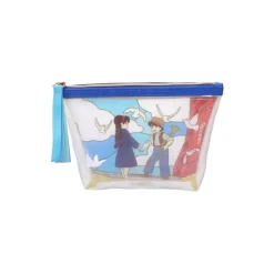 Transparent Pouch Embroidered - Castle In The Sky