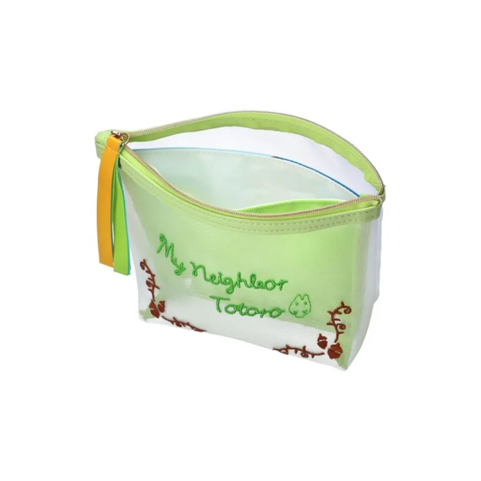 Transparent Pouch Embroidered - My Neighbor Totoro