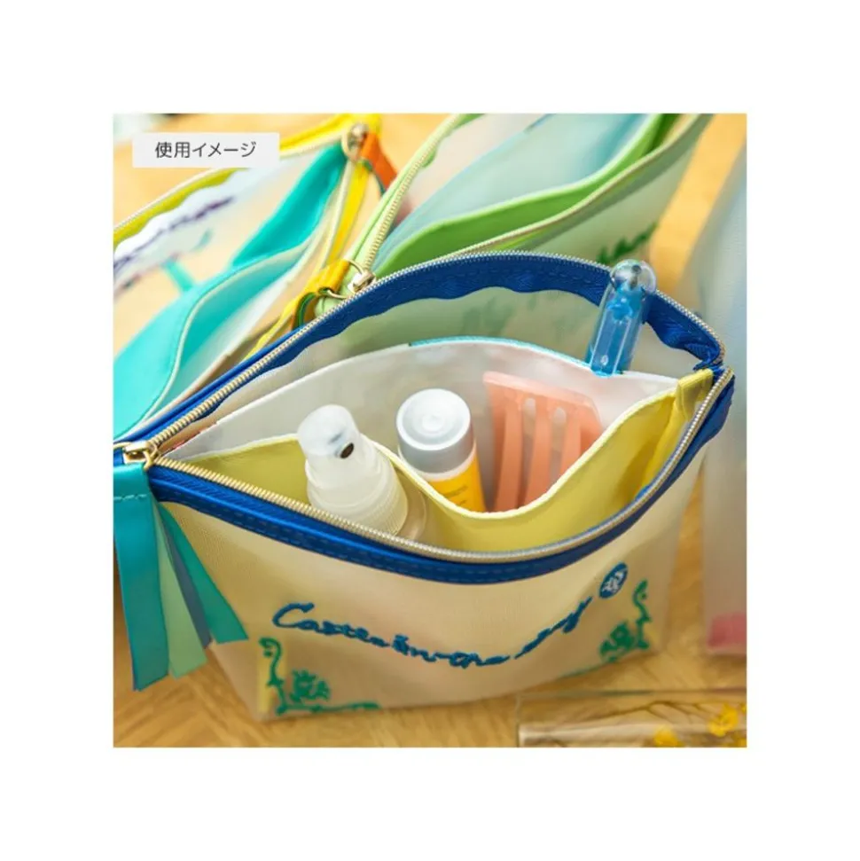 Transparent Pouch Embroidered - My Neighbor Totoro