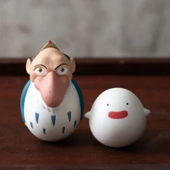 Two Pack Roly-Poly Figurines Heron & Warawara - The Boy And The Heron