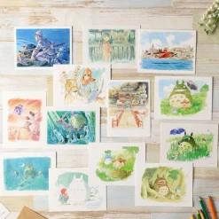 Watercolour Greeting Cards 24 X 15,8 Cm Summer - My Neighbor Totoro