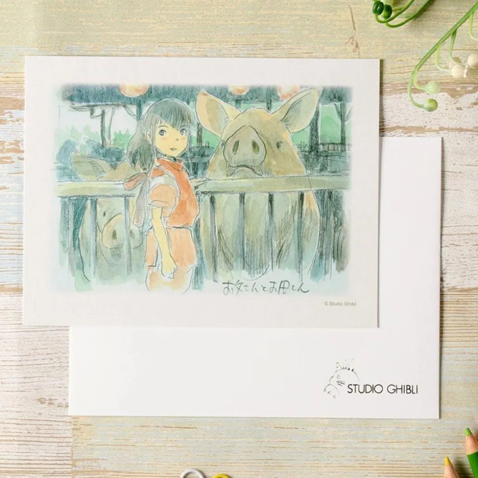 Watercolour Greeting Cards 24 X 15,8 Cm Chihiro - Spirited Away