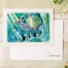 Watercolour Greeting Cards 24 X 15,8 Cm Ashitaka In The Forest - Prin