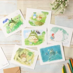 Watercolour Greeting Cards 24 X 15,8 Cm Spring - My Neighbor Totoro