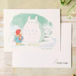 Watercolour Greeting Cards 24 X 15,8 Cm Winter - My Neighbor Totoro