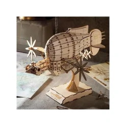 Wood Model Kigumi Tiger Moth - Castle In The Sky