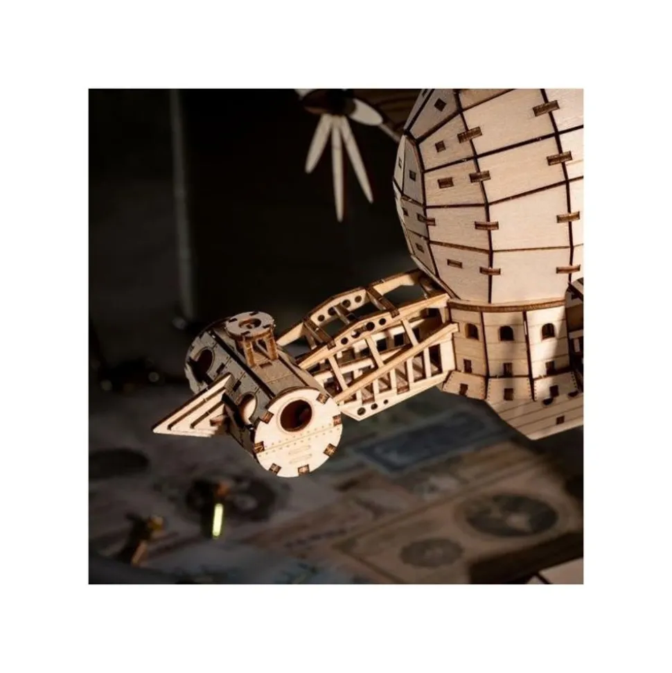 Wood Model Kigumi Tiger Moth - Castle In The Sky