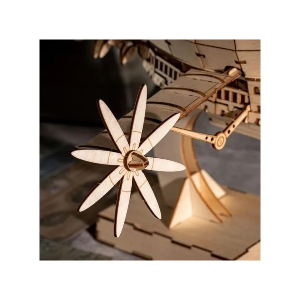 Wood Model Kigumi Tiger Moth - Castle In The Sky