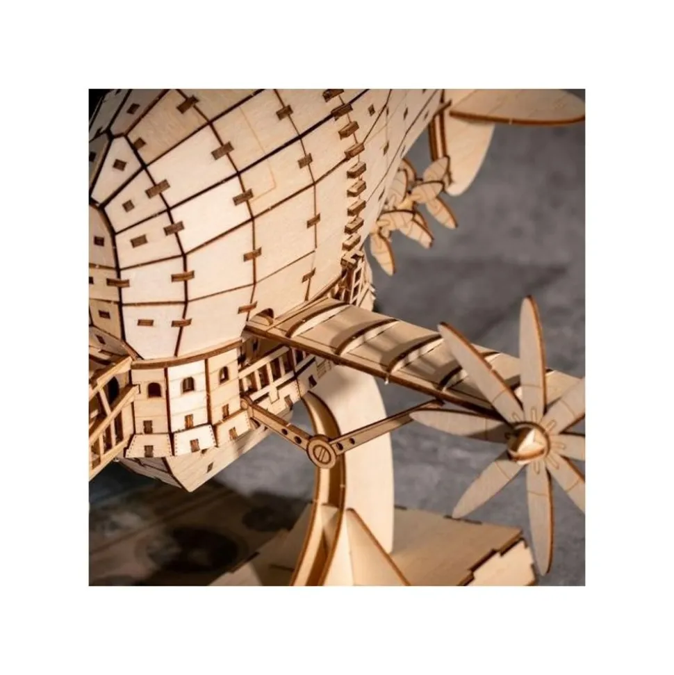 Wood Model Kigumi Tiger Moth - Castle In The Sky