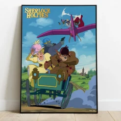 Wood Panel 01 - Sherlock Vs Moriarty - Sherlock Hound