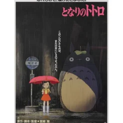 Wood Panel 35 X 50 Japanese Movie Poster Totoro