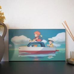 Wood Panel Ghibli 02 - Ponyo & Sosuke