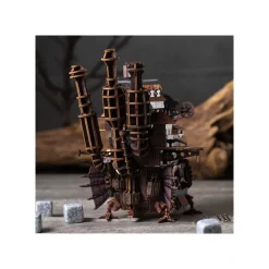 Wooden Model Kigumi Hauru'S Castle - Howl'S Moving Castle