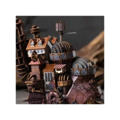 Wooden Model Kigumi Hauru'S Castle - Howl'S Moving Castle